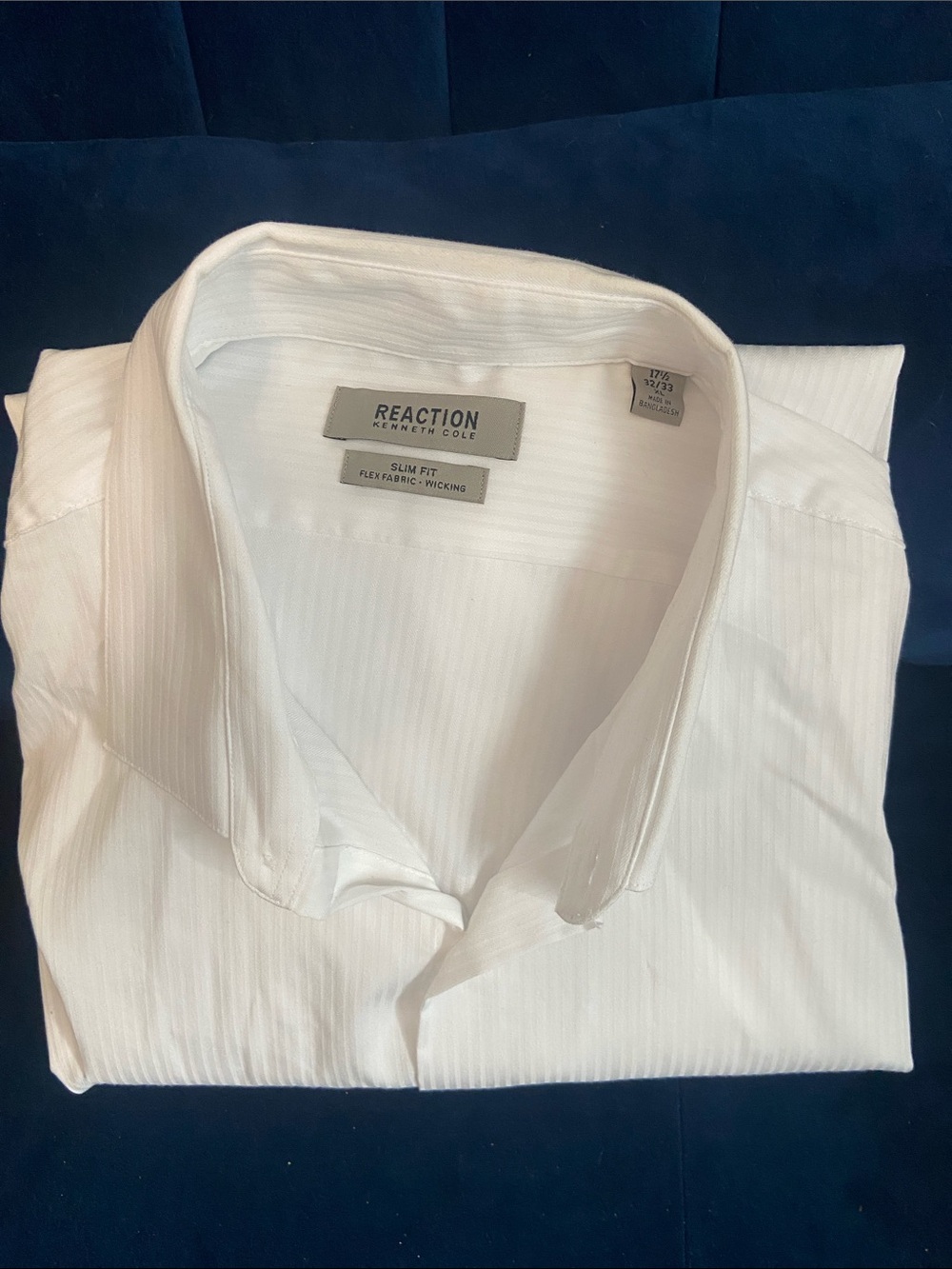 Reaction Kenneth Cole White Textured Dress Shirt